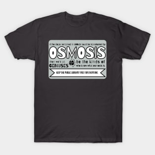 Books by Osmosis (blue period) T-Shirt